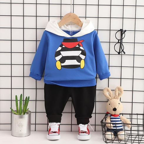 Children's Spring and Autumn Coat Pants Two-Piece Set